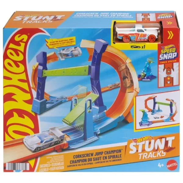 Авто-треки Mattel Corkscrew Jump Champion JLM91  / / Разноцветный Оранжевый photo 4