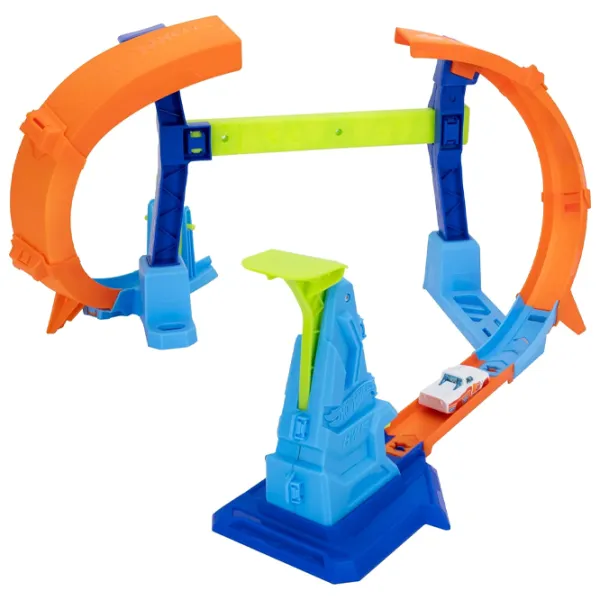 Авто-треки Mattel Corkscrew Jump Champion JLM91  / / Разноцветный Оранжевый photo 5