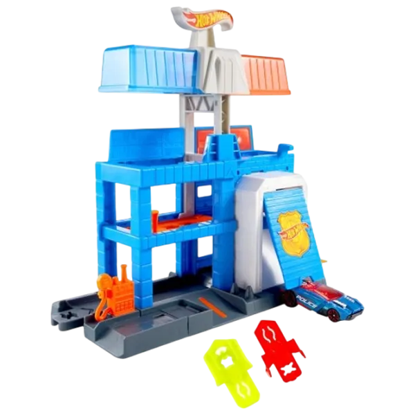 Pistă auto Mattel Downtown Police Tower JHL74  / / Multicolor Blue photo 1