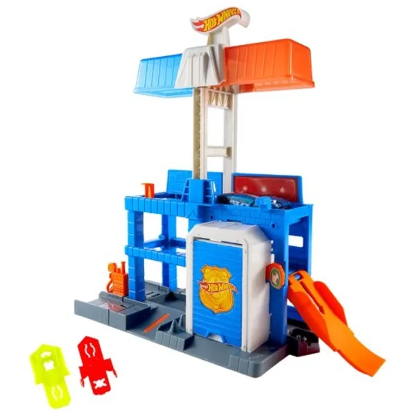 Pistă auto Mattel Downtown Police Tower JHL74  / / Multicolor Blue photo 3