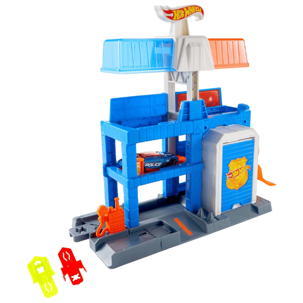 Pistă auto Mattel Downtown Police Tower JHL74  / / Multicolor Blue photo 5