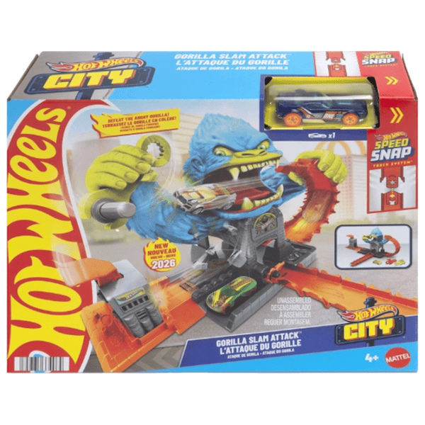 Авто-треки Mattel Gorilla Slam Attack JHL92  / / Разноцветный Оранжевый photo 4