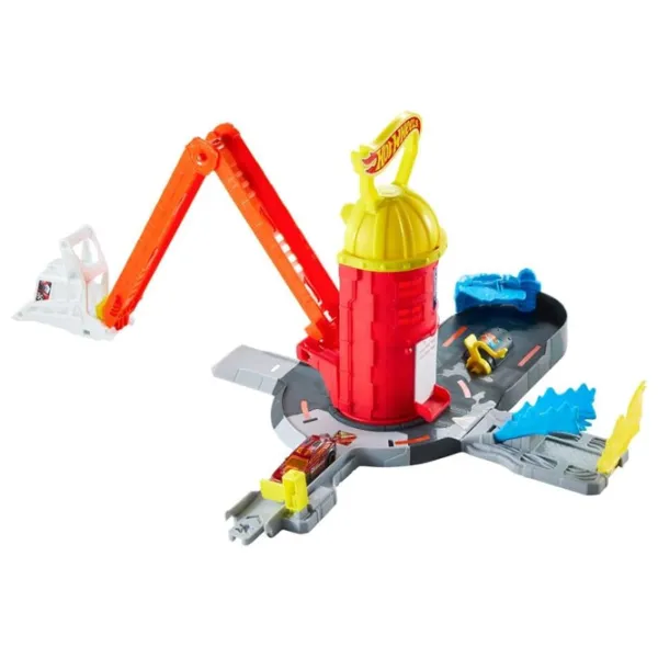 Pistă auto Mattel Super Fire Station Rescue JHL95  / / Multicolor Red photo 2