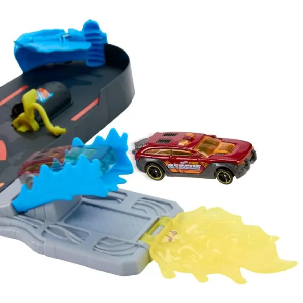 Pistă auto Mattel Super Fire Station Rescue JHL95  / / Multicolor Red photo 3