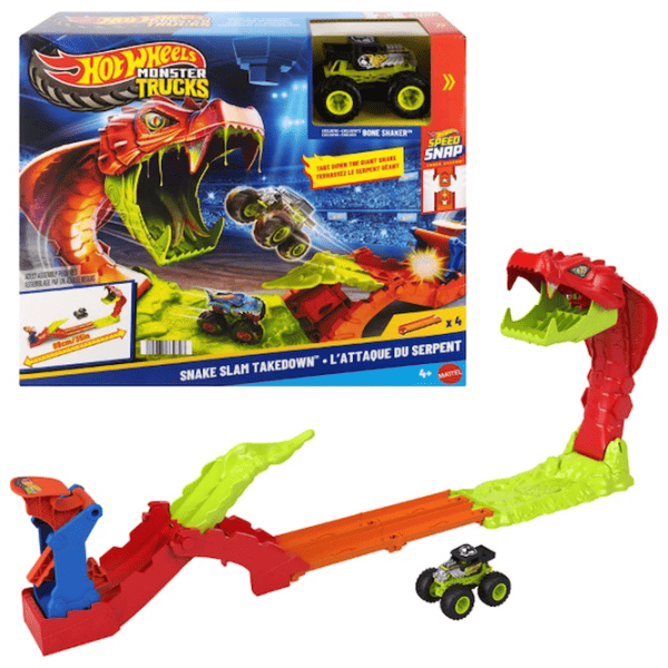 Авто-треки Mattel Snake Slam Takedown JJN44  / / Разноцветный Красный photo 6