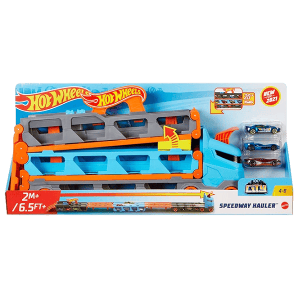 Грузовик Mattel Speedway Hauler FJN34  / / Разноцветный Серый photo 1