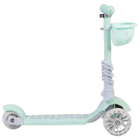 Детский трёхколёсный самокат Moni Bubblegum MT.104807 40 кг/ Зеленый photo 3