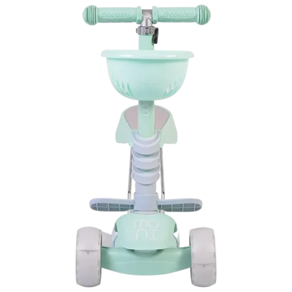 Детский трёхколёсный самокат Moni Bubblegum (MT.104807) 40 кг/ Зеленый photo 4