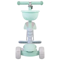 Детский трёхколёсный самокат Moni Bubblegum MT.104807 40 кг/ Зеленый photo 4