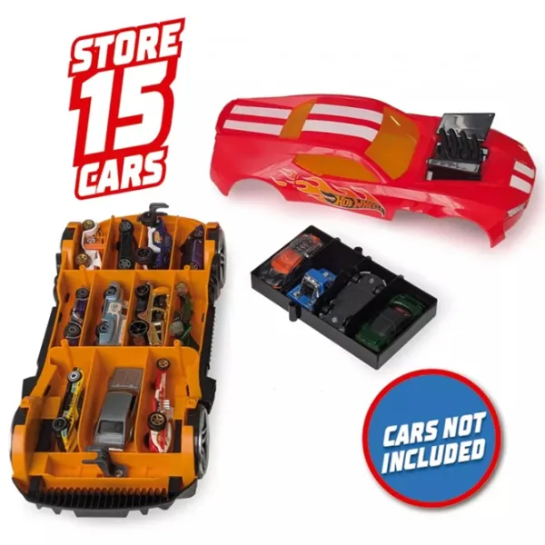 Машинка Mattel Race N'Haul Car HWCC15R  / / Черный Красный photo 2