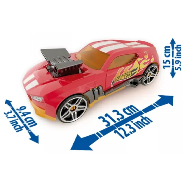 Машинка Mattel Race N'Haul Car HWCC15R  / / Черный Красный photo 3