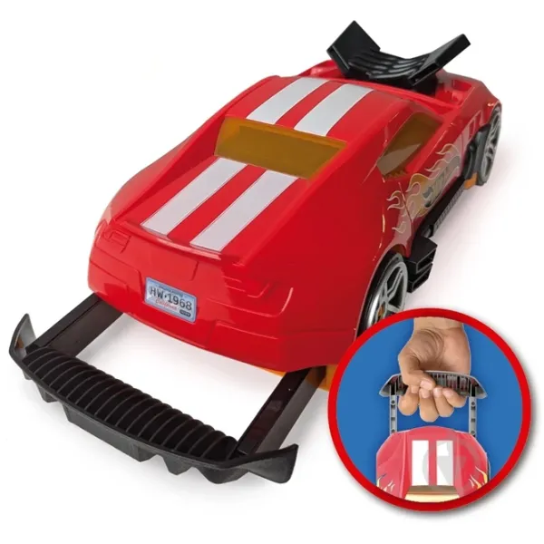Машинка Mattel Race N'Haul Car HWCC15R  / / Черный Красный photo 7
