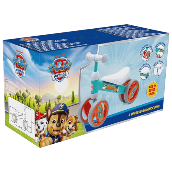 Беговел Seven PAW PATROL BOYS 12"  Металл / Синий Оранжевый photo 3