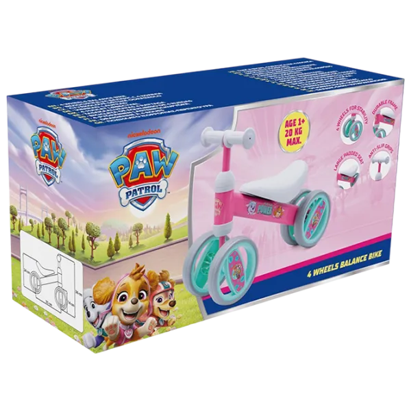 Беговел Seven PAW PATROL GIRLS 12"  Металл / Розовый Синий photo 3