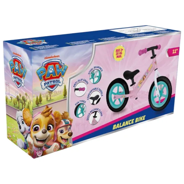 Беговел Seven PAW PATROL BOYS 11"   / Розовый Синий photo 5