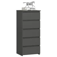 Comodă Akord CL5 40 5SZ 92 x 40 x 35 / LPAL / Grafit Gray
