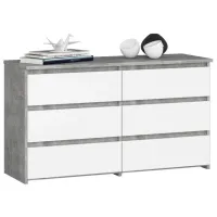 Comodă Akord CL 100 6S 57 x 100 x 35 / LPAL / Alb
