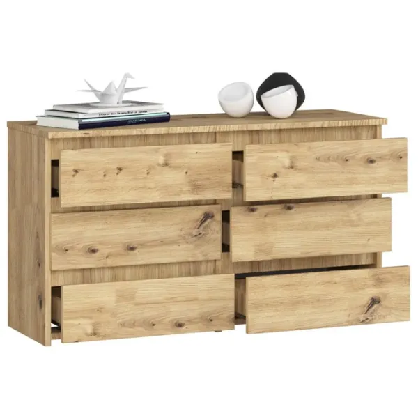 Comodă Akord CL 100 6S 57 x 100 x 35 / LPAL / Artisan Oak photo 2