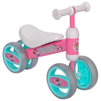 Беговел Seven Minnie 12"  Металл / Розовый Синий