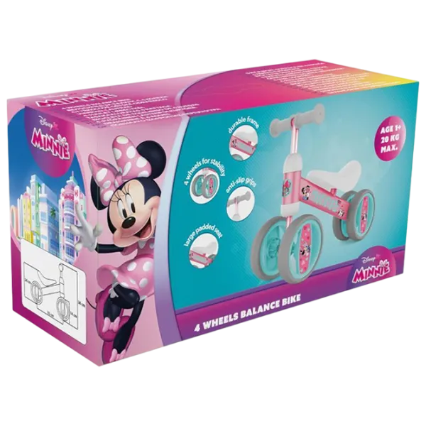 Беговел Seven Minnie 12"  Металл / Розовый Синий photo 5