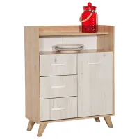Dulap Modalife Fusya 78.5 x 34 x 98.5 / / Stejar Sonoma