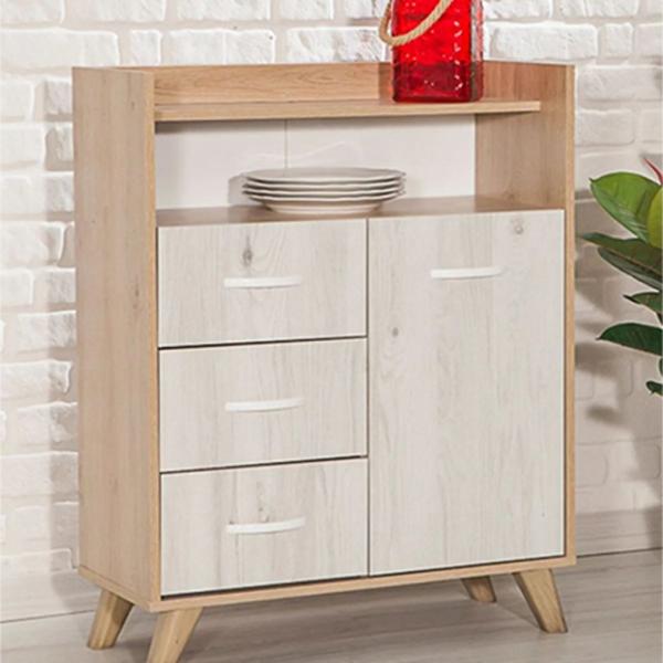 Dulap Modalife Fusya 78.5 x 34 x 98.5 / / Stejar Sonoma photo 2