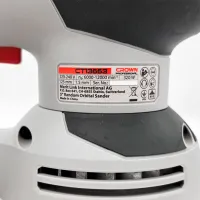 Шлифовальная машина Crown CT13663V Эксцентриковая / 320 Вт / Серый photo 6