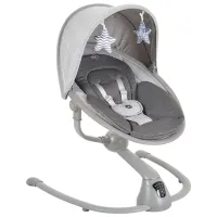 Leagăn pentru bebeluși Moni Cloud Premium+ (MT.234360) 9 kg/ Light Gray