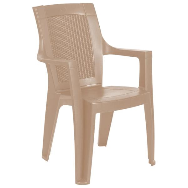 Scaun de grădină Sanja EMA Plastic / Plastic / Beige  photo 1