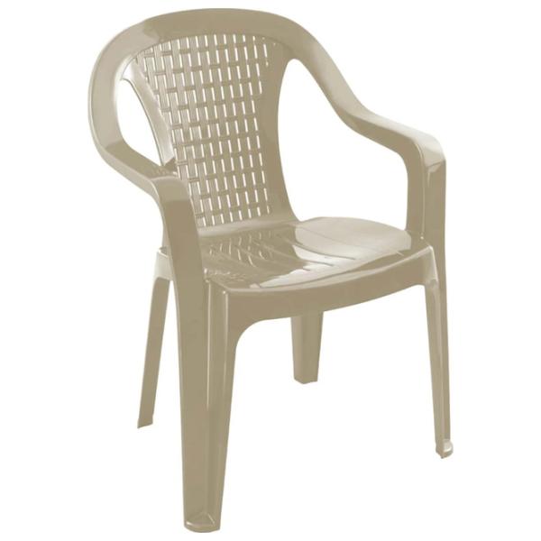 Scaun de grădină Sanja Valerija Elegant Plastic / Plastic / Cappucino  photo 1