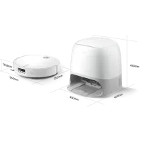 Робот пылесос Roborock Qrevo Curv 2 Pro 6400 мАч / Белый photo 2