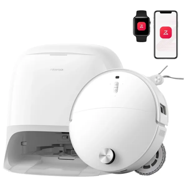 Aspirator Robot Roborock Qrevo Curv 2 Pro 6400 mAh / White photo 5