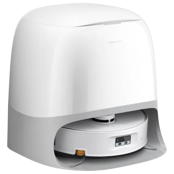 Aspirator Robot Roborock Qrevo Curv 2 Flow 5200 mAh / White photo 4
