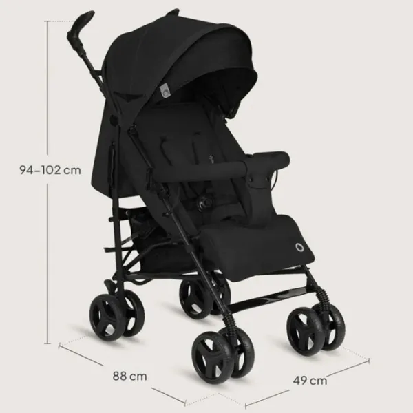 Cărucior pentru copil Lionelo Irma LN.233530/ Black photo 7