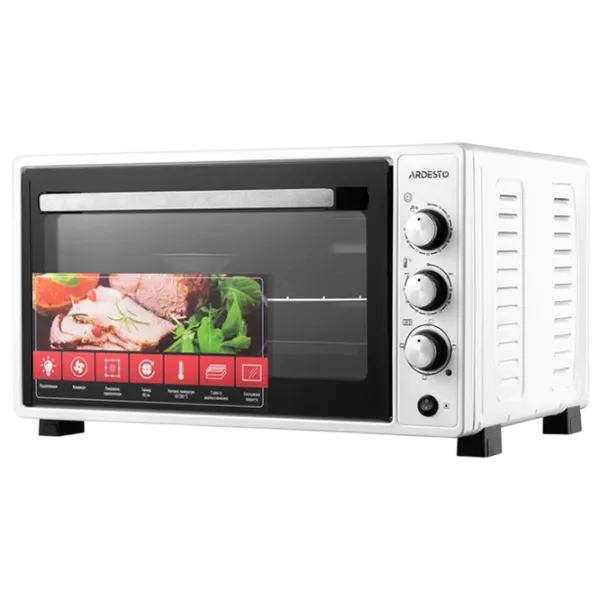 Cuptor electric Ardesto MEO-N52CW 52 l / 1700 W / White photo 1