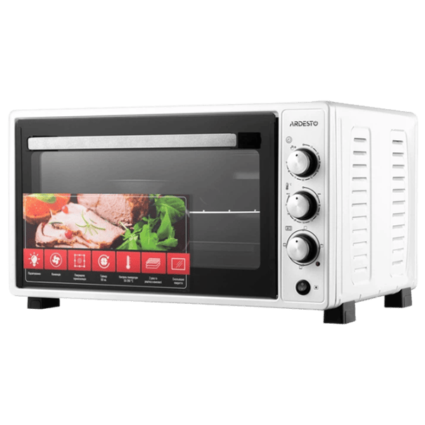 Cuptor electric Ardesto MEO-N52CW 52 l / 1700 W / White photo 1