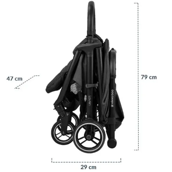 Cărucior pentru copil KikkaBoo Lauren KB.113885/ Dark Grey photo 5