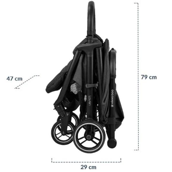 Cărucior pentru copil KikkaBoo Lauren KB.113885/ Dark Grey photo 5