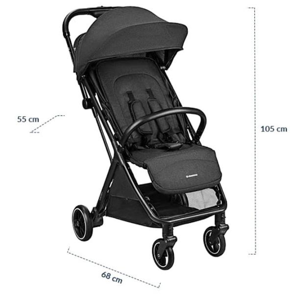 Cărucior pentru copil KikkaBoo Lauren KB.113885/ Dark Grey photo 6