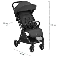 Детская коляска KikkaBoo Lauren KB.113885/ Dark Grey photo 6