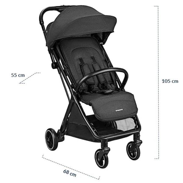 Cărucior pentru copil KikkaBoo Lauren KB.233414/ Light Grey photo 8