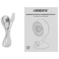 Ventilator Ardesto FT-F3600BL / Portabil / Black photo 7