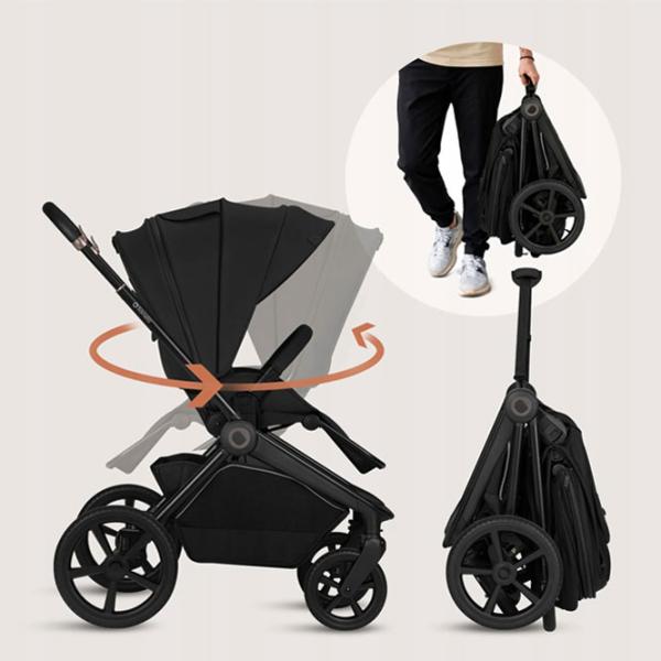 Cărucior pentru copil Lionelo Freya LN.234519/ Black photo 10