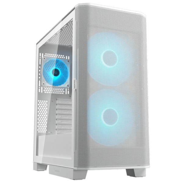 Carcasă Cougar Airface FLO RGB Mid Tower / White photo 1
