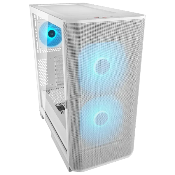Carcasă Cougar Airface FLO RGB Mid Tower / White photo 3