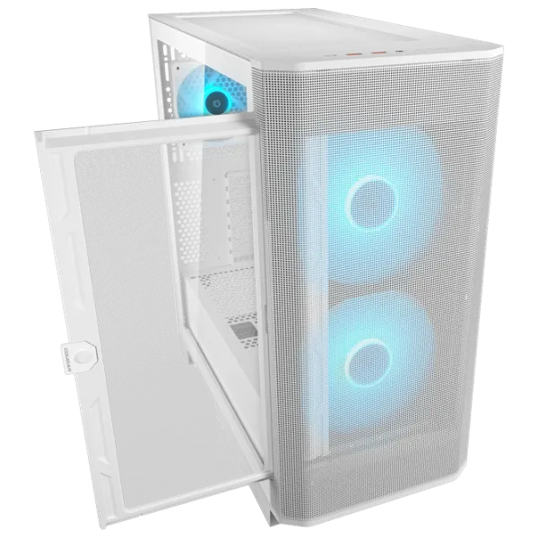 Carcasă Cougar Airface FLO RGB Mid Tower / White photo 4