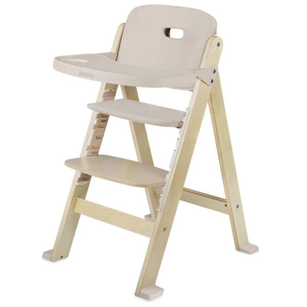 Scaun de masă Lionelo Floris (LN.234489) Clasic/ 6 luni / Beige  photo 3