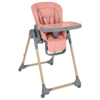 Scaun de masă KikkaBoo Olive 2 (KB.235097) Transformer/ 6 luni / Pink 