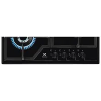 Газовая варочная панель Electrolux KGS6436K Эмалированная сталь / Черный photo 3
