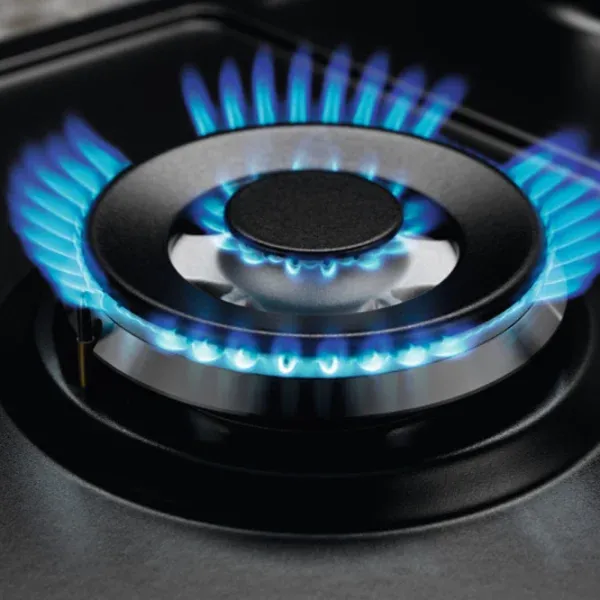 Plită încorporabilă pe gaz Electrolux KGS6436K Oțel emailat / Black photo 5